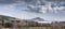 View over Lamlash & Holy Isle from Arran in Scotland.