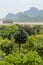 View over limestone karsts in Ninh Binh, Vietnam 