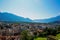 View over Locarno to Ascona and Lake Maggiore from Orselina