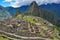 View over Machu Picchu Inca ruins, Peru