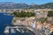 View over Marina Grande and Bay of Naples in Sorrento, Neapolitan Riviera, Italy