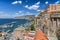 View over Marina Piccolo and Bay of Naples, Sorrento, Neapolitan Riviera, Italy