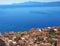 View over the medieval town of Monemvasia, Greece