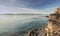 View over Menai Strait from Penmon Cliff