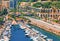 View over Monaco harbour, Cote d\'Azur