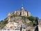 View over Mont Saint Michel Abbey, France