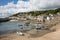 View over Mousehole Harbour in Cornwall UK