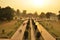 View over Mughal art site, Lahore