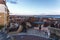 View over Neuchatel town rooftops