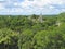 View over the old maya ruins