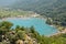 View over Orhaniye village near Marmaris resort town in Turkey.