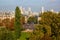 View over Paris from the Temple de la Sybille