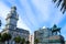 View over the Plaza Independencia in Montevideo