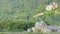 View over Rhine river valley in on the border between Switzerland and Liechtenstein