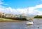 View over the river mouth in porthmadog snowdonia north wales