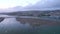 View over River Teign, Shaldon and Teignmouth from a drone, Devon, England