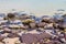 View over the rocky coastline at Heycock Point, known for whale watching, scenic coastal views and and birdwatching, in Ben Boyd