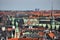 View over the roofs of copenhagen, denmark