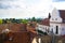 A view over the roofs of Szentendre, a little touristic town near Budapest
