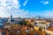 View over the rooftops of Toulouse in Haute-Garonne, Occitanie in France