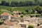 View over saint-emilion and vineyards