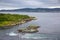 View over the Saltstraumen Maelstrom, Bodo, Nordland county, Norway.