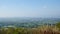 View over The Severn Vale from Stinchcombe Hill, Gloucestershire, UK