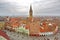 View over Sibiu city in Romania