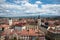 View over Sibiu city in Romania