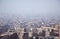 View over smoggy slums of Cairo