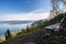 View over Sognefjord from the fills above Balestrand