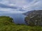 view over the spectacular cliffs of slieve league