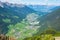 View over Stubaital valley in Tirol, Austria
