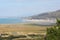 A view over sunny cardigan bay from the hills above