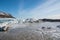 View over Svinafellsjokull glacier in Vatnajokull national park in Iceland