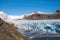 View over Svinafellsjokull glacier in Vatnajokull national park in Iceland