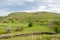 View over Swaledale from path above Reeth in Yorkshire Dales