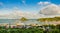 A view over the town of Labuan Bajo and harbour in the morning, Indonesia