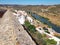 View over the town of MÃ©rtola, Portugal and the Guadiana River to the surrounding countryside