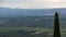 view over Tuscany hills Montalcino