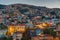 View over Valparaiso at dusk