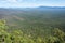 View over Victoria Valley and Lake Wartook in the Grampians region of Victoria, Australia