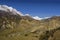 View over the village of Braka Braga and Marsyangdi river, Annapurna Circuit, H