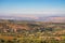 View over villages of Tizi N`Tichka pass in the Atlas mountains, Morocco