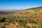 View over villages of Tizi N`Tichka pass in the Atlas mountains, Morocco