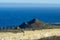 View over the volcano de Teneguia and the Salinas de Fuencaliente, La Palma