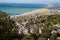 View over Weymouth, Portland and Chesil beach