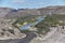 View over winding Rio Grande in Big Bend Park