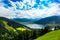 View over Zeller See lake. Zell Am See, Austria, Europe.