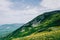 View of overgrown mountain top